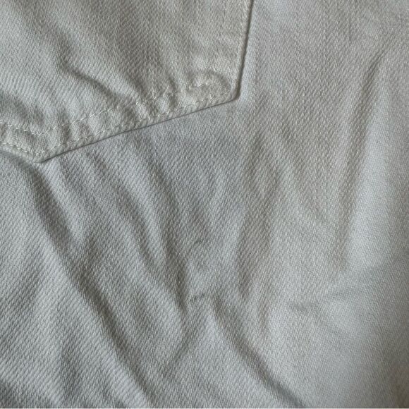 Pistola White High Ride Distressed Denim Shorts Sz 27 - Picture 13 of 13